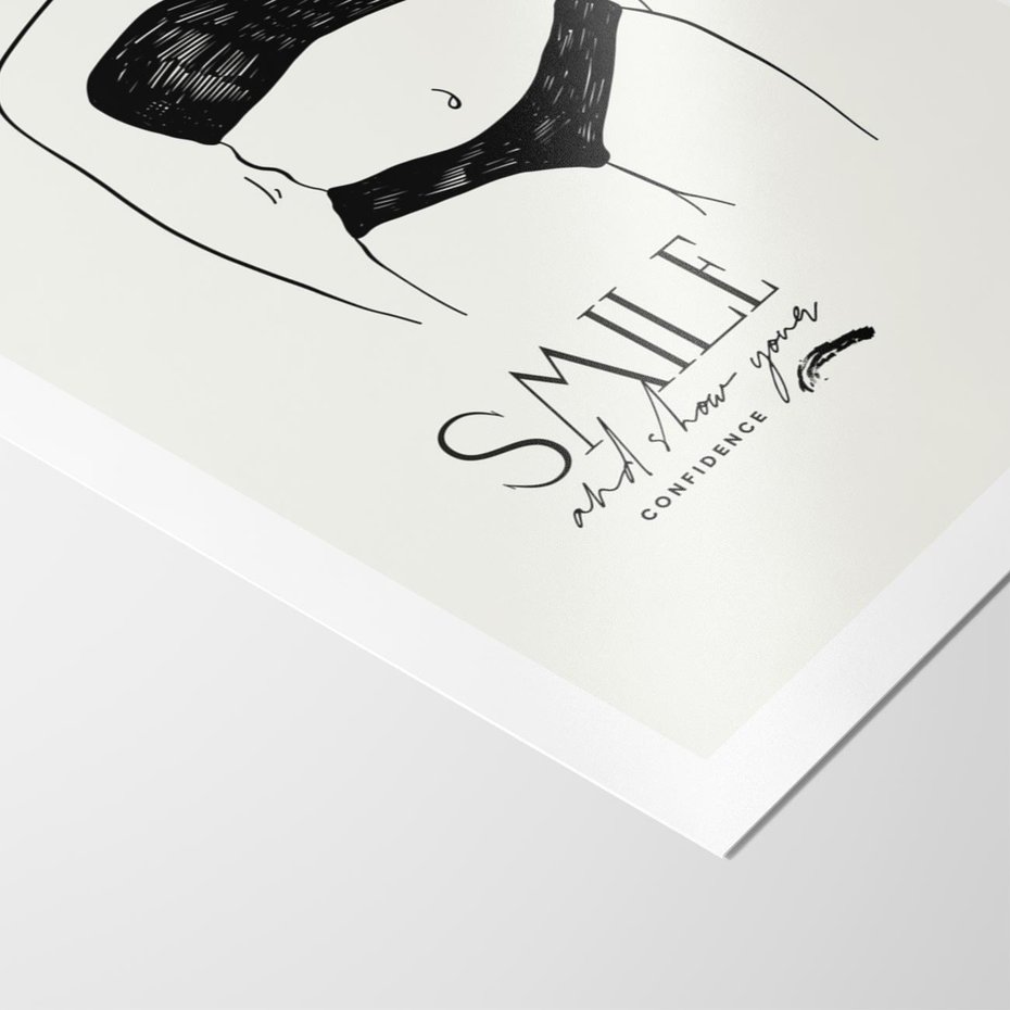 Plakat bez ramy 21x30 - Opowieść Splątanych Energii - siła kobiecości, rysunek