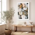 Plakat bez ramy 30x40 - Minimalizm Jesieni - dynie, białe