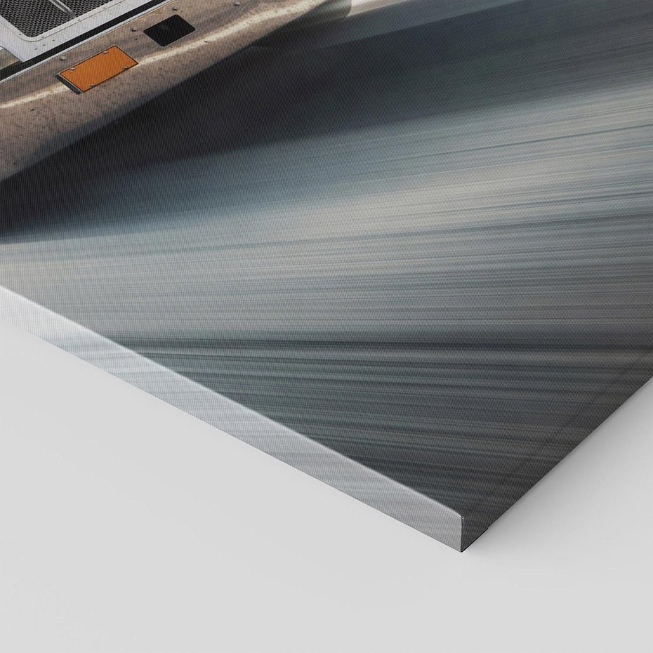 Obraz na płótnie 80x120 - Przez prerię ciężarówką - ciężarówka, USA