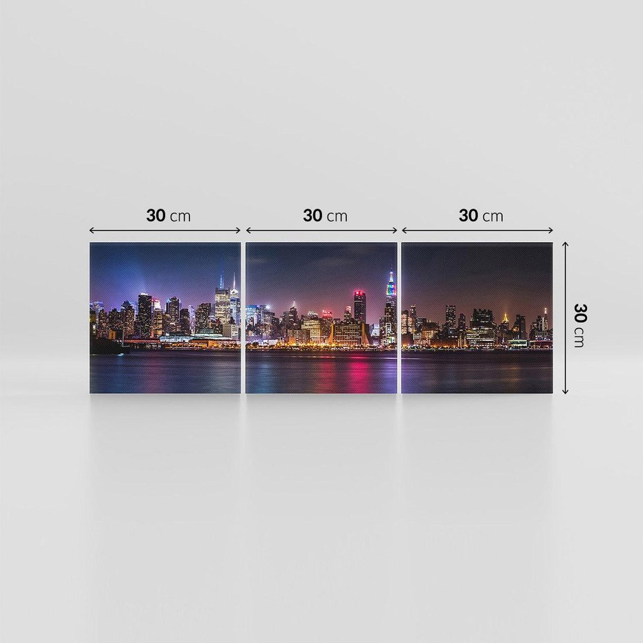Obraz na płótnie 90x30 - Ameryka w oczach Nowego Jorku - Ameryka, USA