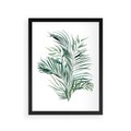 Plakat w ramie 30x40 - Blask Natury - złote, liście - rama czarna