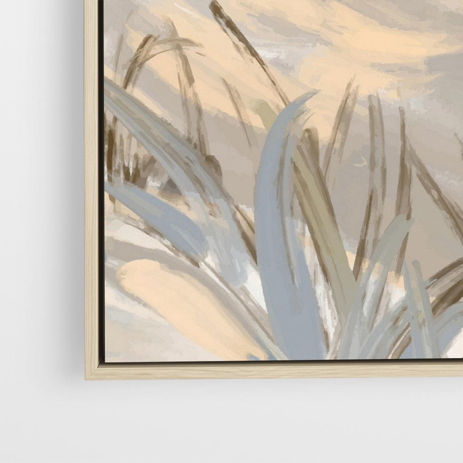 Obraz w ramie 80x80 - Światłości Taniec - akwarela, obraz - rama drewno