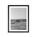 Plakat w ramie 30x40 - Słuchaj Śpiewu Fal - morze, fale - rama czarna