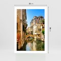 Plakat bez ramy 21x30 - Magia Kanałów Weneckich - Wenecja, kanały