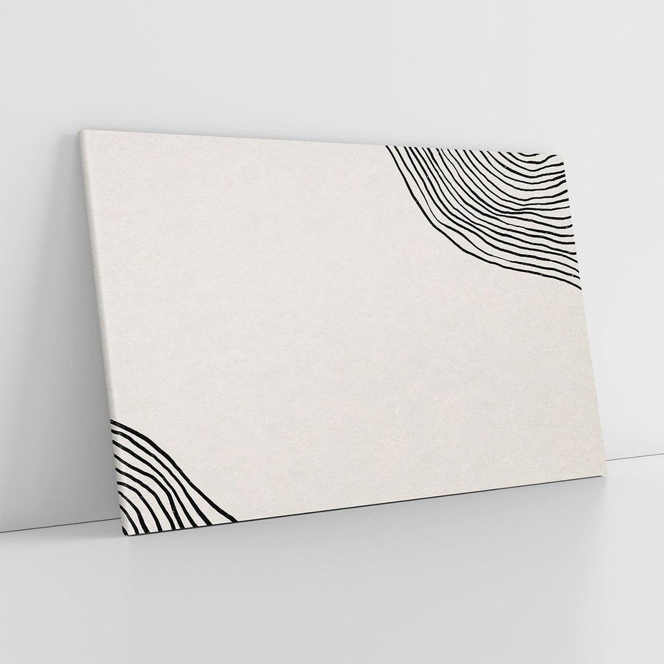 Obraz na płótnie 100x70 - Utracone wspomnienia - minimalizm, one line