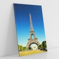 Obraz na płótnie 70x100 - Ikoniczny symbol miasta - wieża, Eiffla