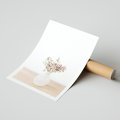 Plakat bez ramy 30x40 - Kwiaty w Minimalistycznym Wazonie - kwiaty, wazon