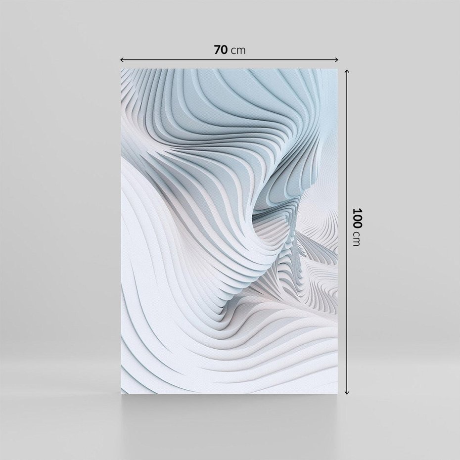 Obraz na płótnie 70x100 - Abstrakcyjne Przestrzenie - geometria, 3D