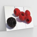 Obraz na płótnie 120x80 - Maliny Jeżyny Owoce - maliny, jeżyny