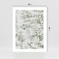 Plakat bez ramy 30x40 - Delikatność Zieleni - zielone gałązki, listki