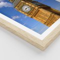 Plakat w ramie 50x70 - Czasowy Symbol - zegar, Big Ben - rama drewno