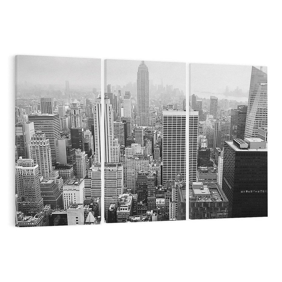 Obraz na płótnie 120x80 - Majestatyczne Wysokości - Nowy Jork, wieżowce