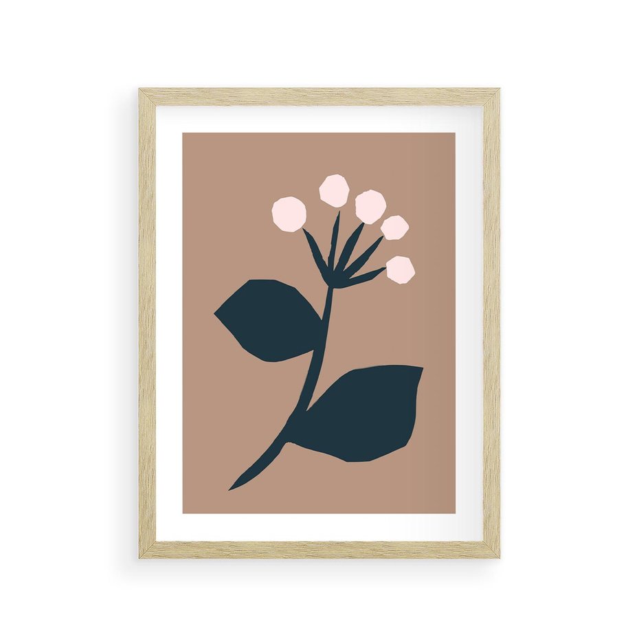 Plakat w ramie 30x40 - Rozbijające Granice - abstrakcyjny obraz, plakat - rama drewno