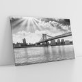 Obraz na płótnie 120x80 - Most w Mieście - most, miasto