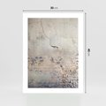 Plakat bez ramy 30x40 - Surowość ściany z betonu - ściana, beton