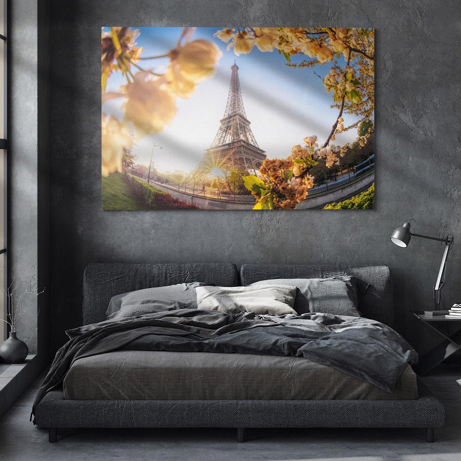 Obraz na płótnie 120x80 - Ikona Paryża - Wieża, Eiffla