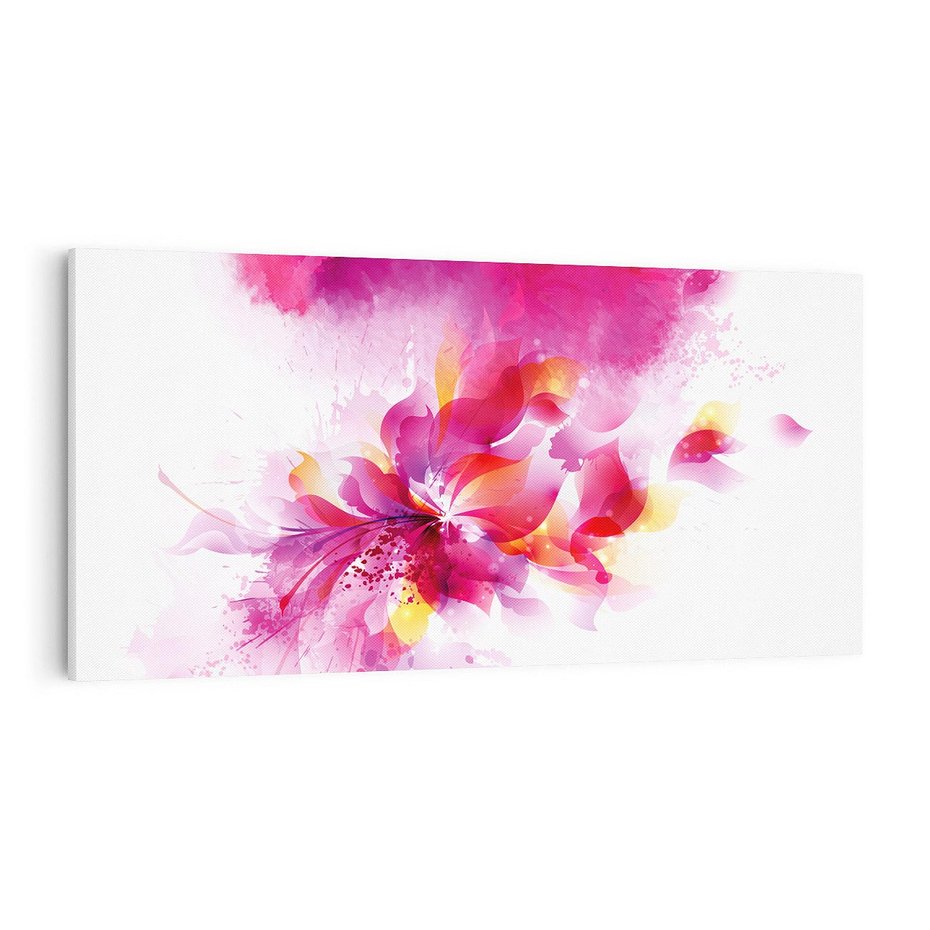 Obraz na płótnie 100x50 - Kwiaty abstrakcji - abstrakcja, kwiaty
