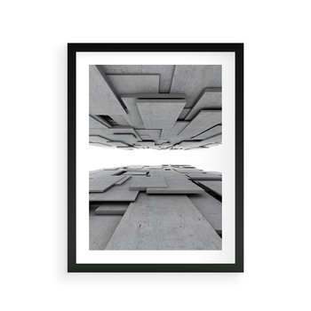 Plakat w ramie 30x40 - Architektura 3D - architektura, 3D - rama czarna
