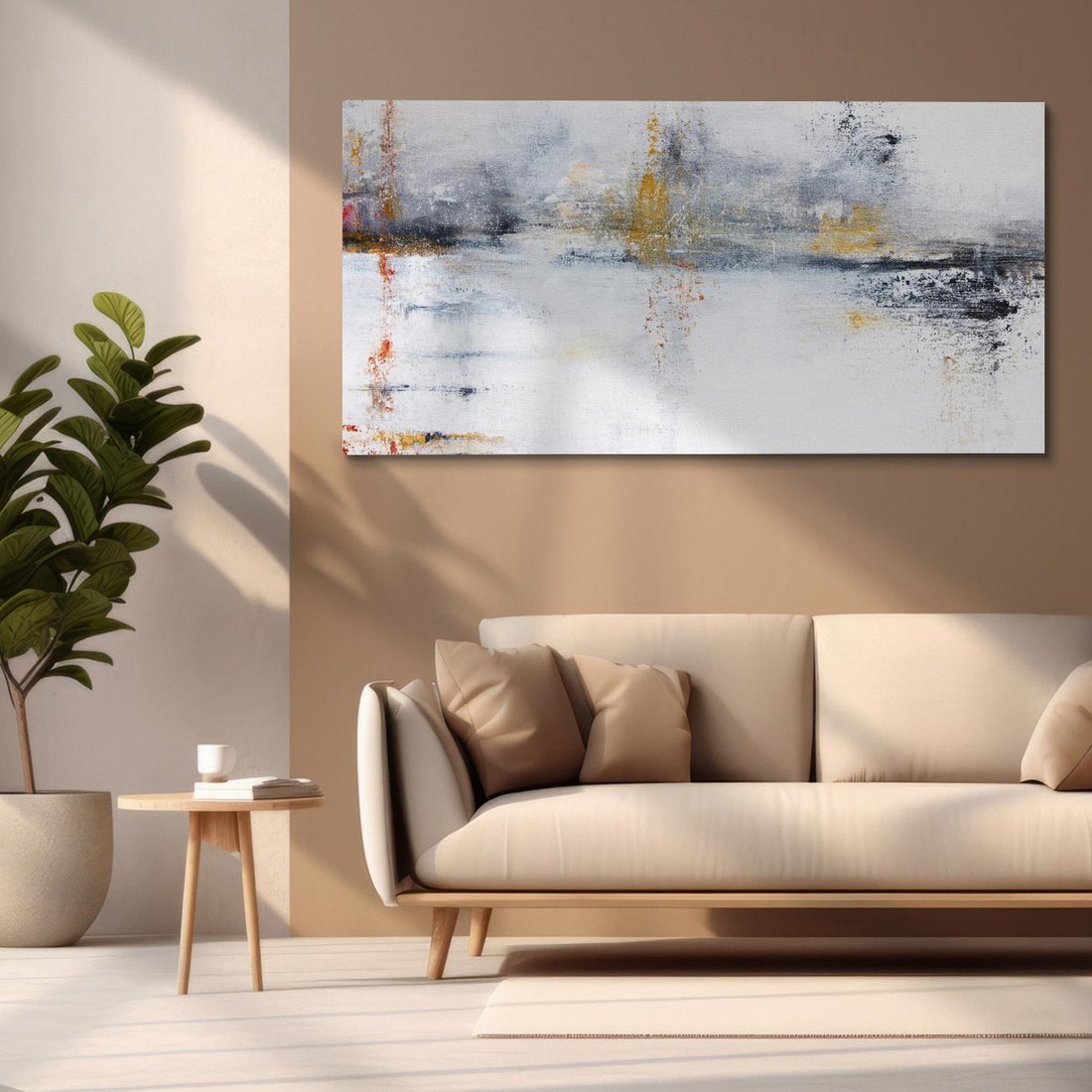 Obraz na płótnie 120x60 - Kontrastujące Chaosy - abstrakcja, kontrast