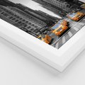 Plakat w ramie 30x40 - Wibracje Nowego Jorku - miasto, Nowy Jork - rama biała