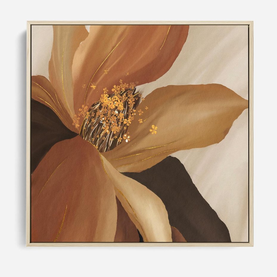 Obraz w ramie 50x50 - Wyraz Luksusu - sztuka, nowoczesna - rama drewno