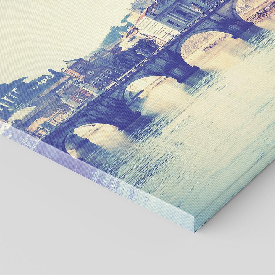 Obraz na płótnie 60x60 - Urok włoskiego miasta - Włochy, miasto