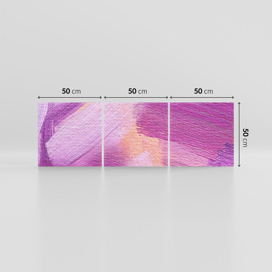 Obraz na płótnie 150x50 - Abstrakcyjna gra kolorów - abstrakcja, akwarela