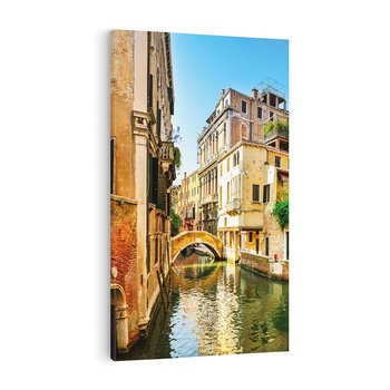 Obraz na płótnie 80x120 - Magia Kanałów Weneckich - Wenecja, kanały