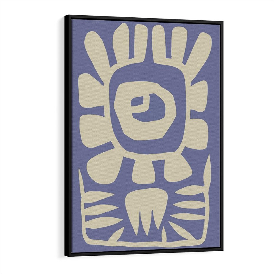 Obraz w ramie 70x100 - Widok Abstrakcyjny - skandynawski styl, plakat - rama czarna