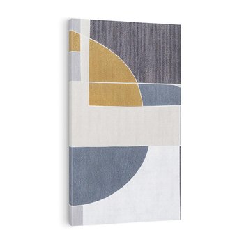 Obraz na płótnie 70x100 - Odbicie wschodzącego jutra - graficzne kształty, geometria