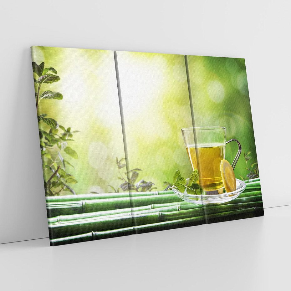 Obraz na płótnie 120x80 - Chwila relaksu - herbata