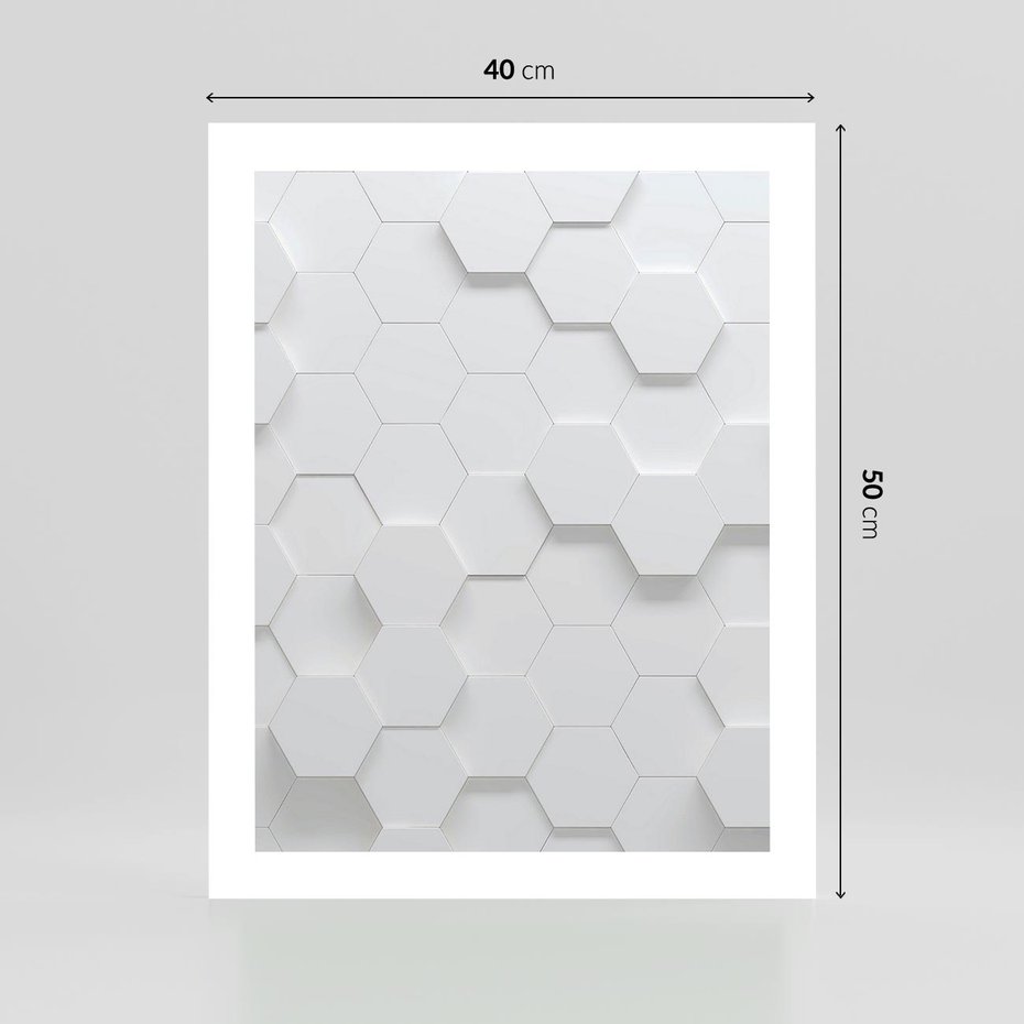 Plakat bez ramy 40x50 - Intrygujący Wymiar - geometria, 3D