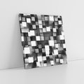 Obraz na płótnie 30x30 - Abstrakcyjne światy: 3D w kwadratach - 3D, abstrakcja