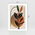 Plakat bez ramy 21x30 - Boho Impulsy Kreatywności - boho obraz, abstrakcja