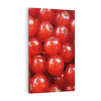 Obraz na płótnie 80x120 - Pożeczka - Czerwony Skarb - pożeczka, owoc