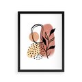 Plakat w ramie 30x40 - Migotliwe Harmonie - abstrakcja, sztuka nowoczesna - rama czarna