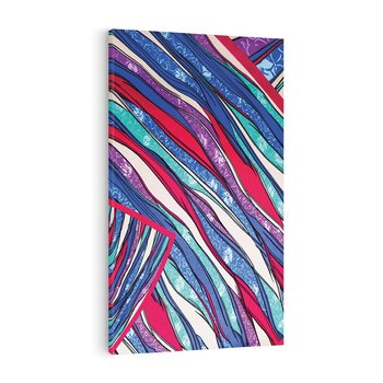 Obraz na płótnie 70x100 - Abstrakcyjna Gra Świateł i Cieni - abstrakcja