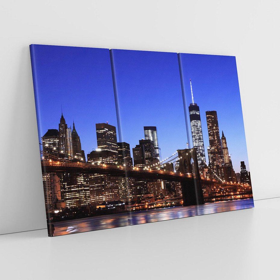 Obraz na płótnie 120x80 - Brooklyn Bridge: Symbol Nowego Jorku - most, Brooklyn