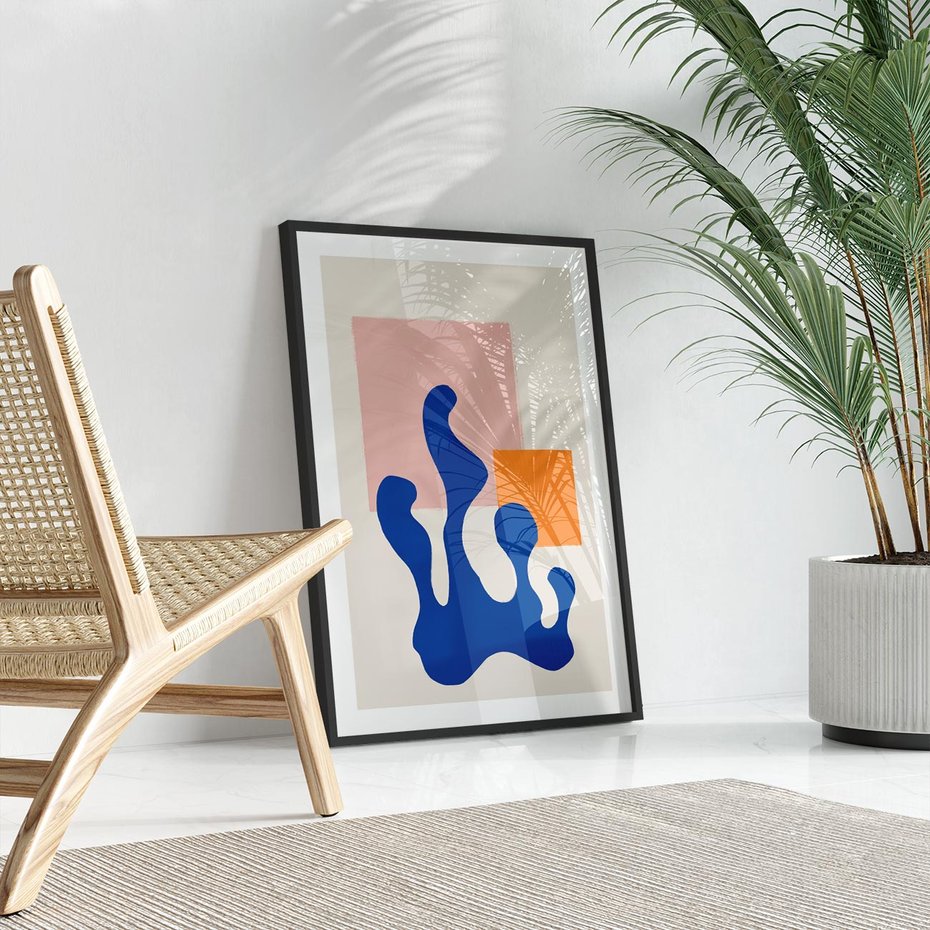 Plakat bez ramy 50x70 - Bezgraniczna Galeria Plam - abstrakcja, nowoczesny plakat