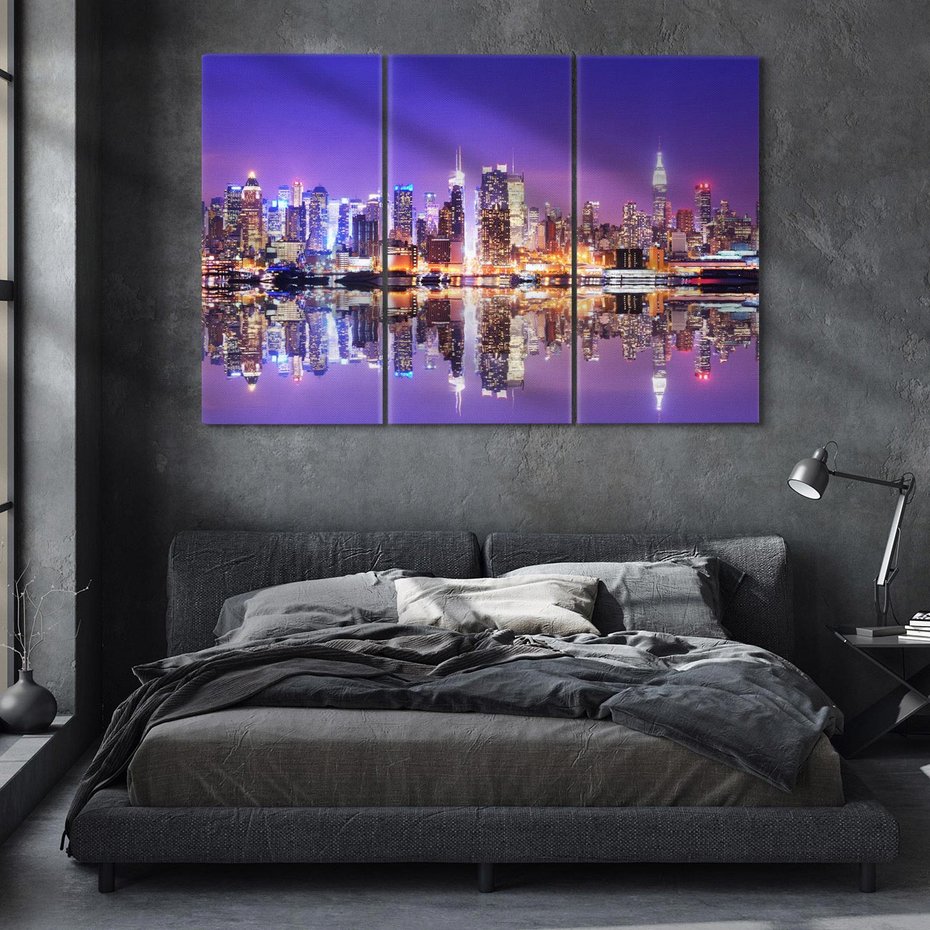 Obraz na płótnie 120x80 - Dynamiczne miasto - Nowy Jork - USA, miasto