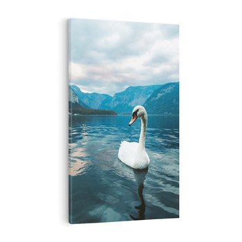 Obraz na płótnie 80x120 - Łabędzi Śpiew - fotografia, plakat