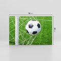 Obraz na płótnie 70x50 - Namiętność Piłki i Gola - piłka nożna, gol