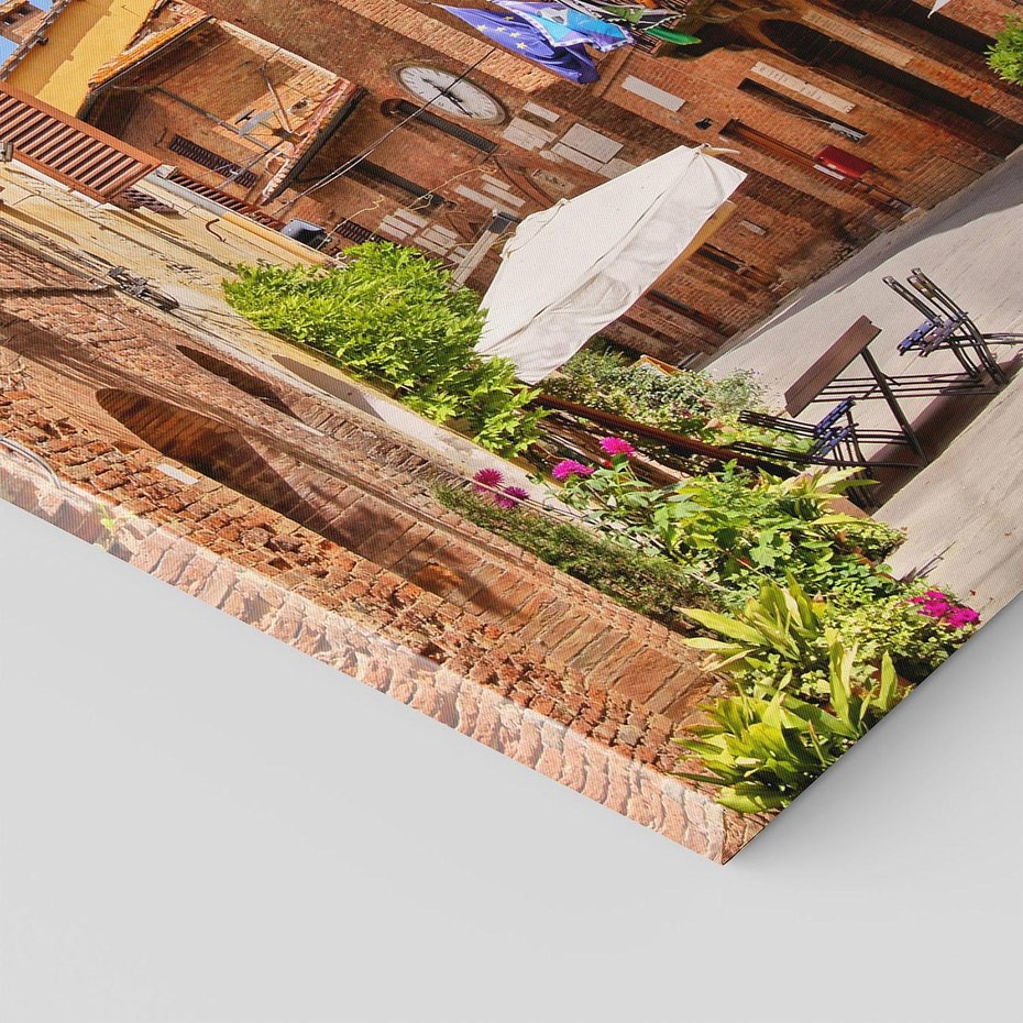 Obraz na płótnie 70x100 - Urok włoskich uliczek - włoskie, uliczki