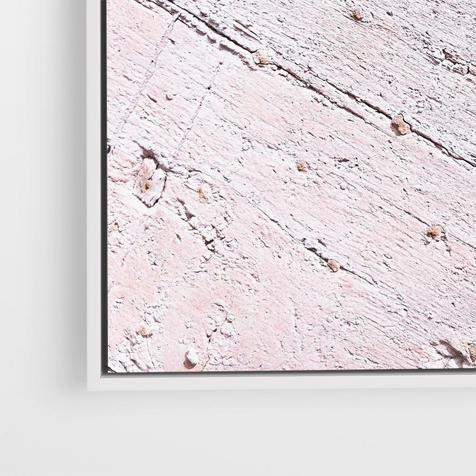 Obraz w ramie 50x50 - Nowoczesna Elegancja - beton, struktura - rama biała