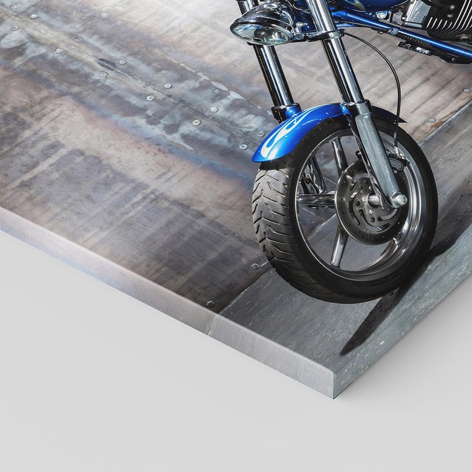 Obraz na płótnie 70x50 - Siła i wolność na dwóch kółkach - chopper, motocykl