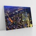 Obraz na płótnie 120x80 - Nocne miasto w USA: Niezwykłe światła - miasto, noc