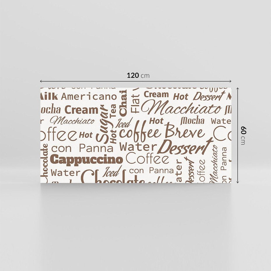 Obraz na płótnie 120x60 - Kawa w Stylu Coffee - kawa, coffee