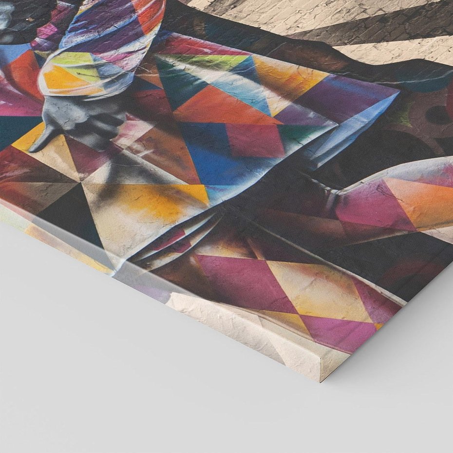 Obraz na płótnie 70x100 - Marynarz w świecie graffiti - marynarz, graffiti