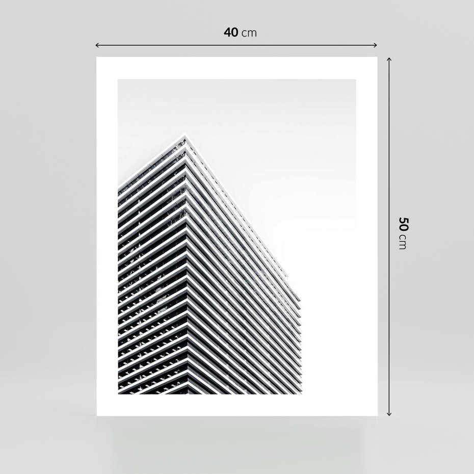 Plakat bez ramy 40x50 - Wzorce Wysokości - architektura, wysoki wieżowiec