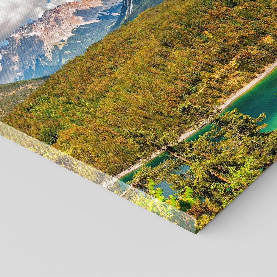 Obraz na płótnie 120x80 - Górski las - góry, las